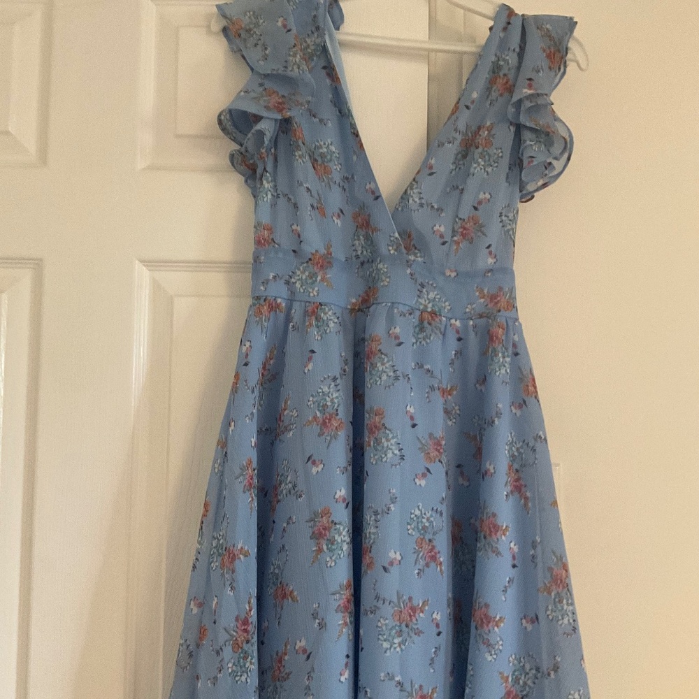 Blue dress